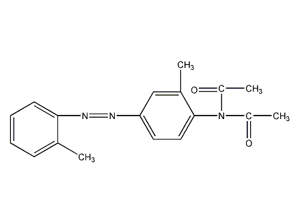 Diacetylaminoazotoluene Structural Formula