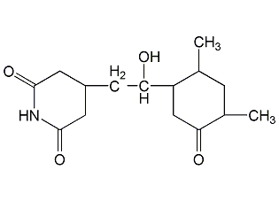 Cycloheximide structural formula