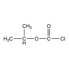 Isopropyl chloroformate structural formula