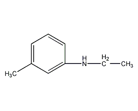 N-ethyl m-toluidine structural formula