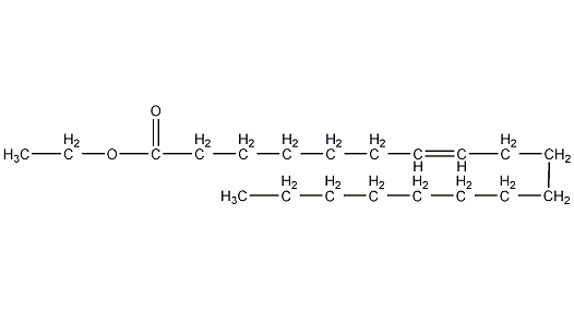 Ethyl oleate structural formula