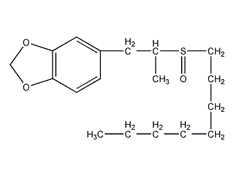 Sulfoxide structural formula