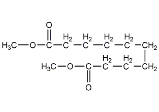 Dimethyl sebacate structural formula