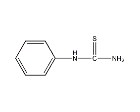 Phenylthiourea structural formula