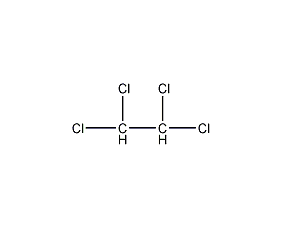 1,1,2,2-tetrachloroethane structural formula