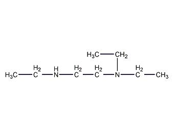 N,N,N'-triethylethylenediamine structural formula