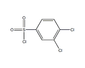 3,4-Dichlorobenzenesulfonyl chloride structural formula
