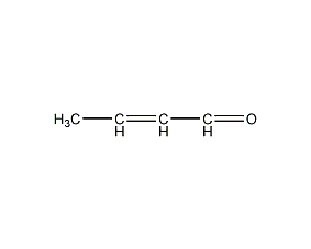 Butenal structural formula