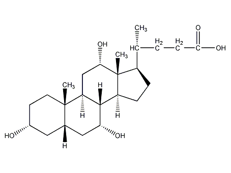 Cholic acid structural formula
