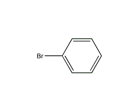 Bromobenzene structural formula