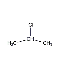 2-Chloropropane Structural Formula