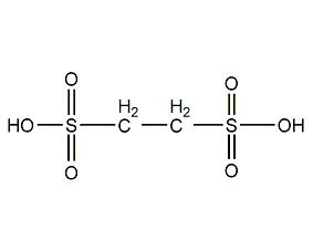 1,2-ethanedisulfonic acid structural formula