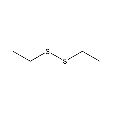 diethyl disulfide structural formula