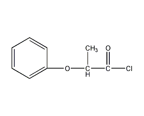 2-phenoxypropionyl chloride structural formula