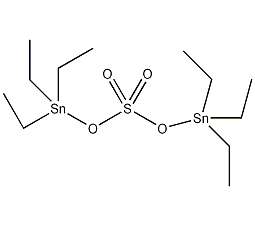 Bis(trifluoroethyltin) sulfate structural formula