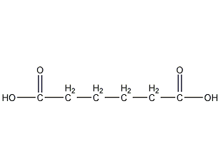 Adipic acid structural formula