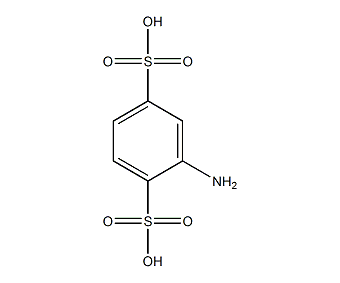2,5-Disulfonic acid aniline structural formula