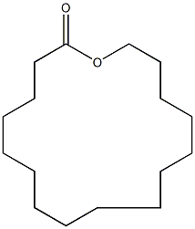 16-hexadecanolide structural formula