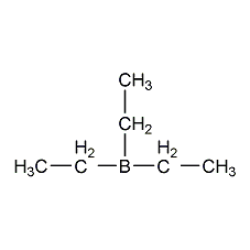 Triethylborane structural formula