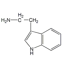 Tryptamine structural formula