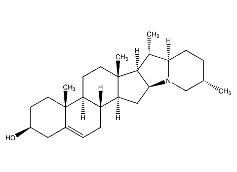 Solanidine structural formula