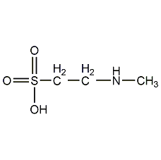 N-methyltaurine structural formula