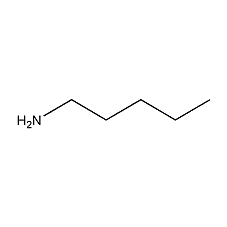 Pentylamine structural formula