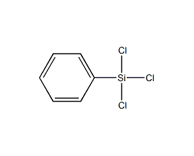 Phenyltrichlorosilane structural formula