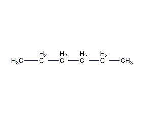 Hexane structural formula