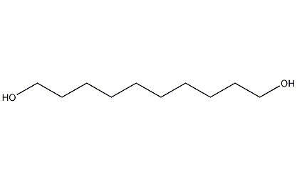 1,10-decanediol structural formula