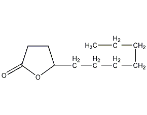 γ-Undecyl lactone structural formula