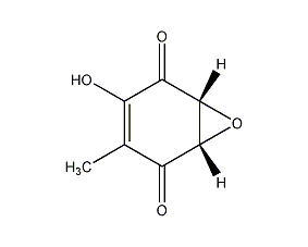 (-)-terreomycin structural formula