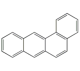 Benzo[a]anthracene structural formula