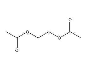 1,2-Ethylene glycol diacetate structural formula