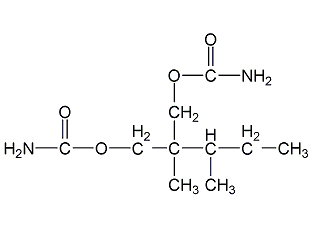 Mebubamate structural formula