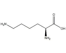 L-lysine structural formula