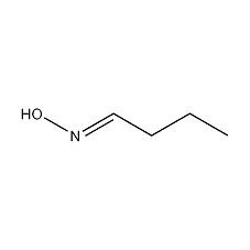 Butyraldehyde oxime structural formula