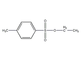 Ethyl p-toluenesulfonate structural formula