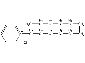 Dodecylpyridinium chloride structural formula