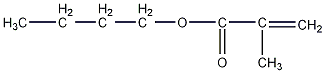N-butyl methacrylate structural formula