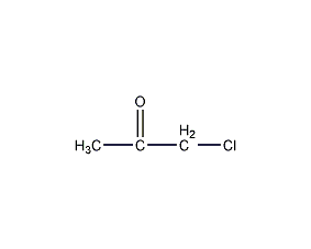 Chloroacetone structural formula