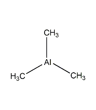 Trimethylaluminum structural formula