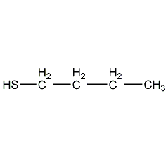 1-butanethiol structural formula