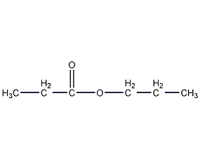 n-propyl propionate structural formula