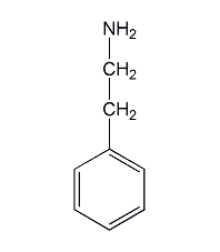 2-Phenylethylamine Structural Formula