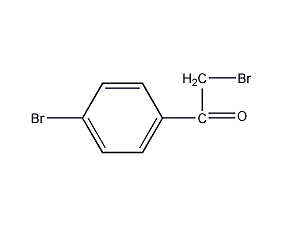 2,4'-dibromoacetophenone structural formula
