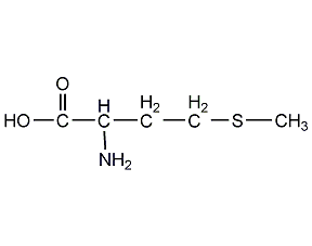 DL-methionine structural formula