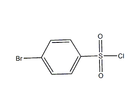 Structural formula of p-bromobenzenesulfonyl chloride