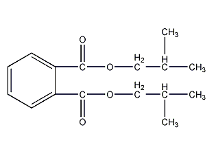 Diisobutyl phthalate structural formula