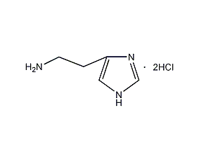 Histamine dihydrochloride structural formula